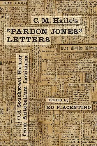 C. M. Haile's ""Pardon Jones"" Letters cover