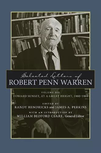 Selected Letters of Robert Penn Warren cover