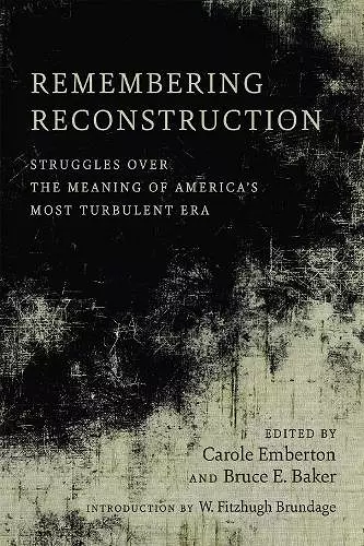 Remembering Reconstruction cover