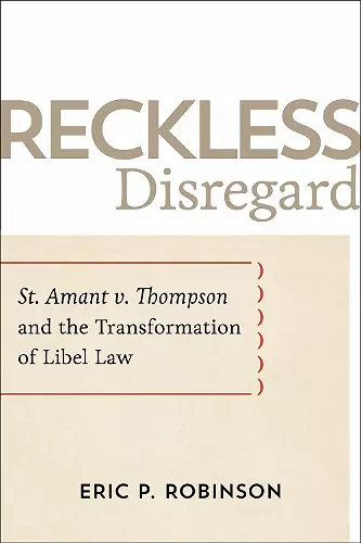 Reckless Disregard cover