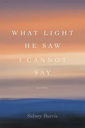 What Light He Saw I Cannot Say cover