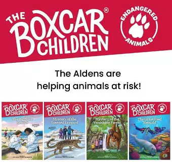 The Boxcar Children Endangered Animals 4-Book Set cover