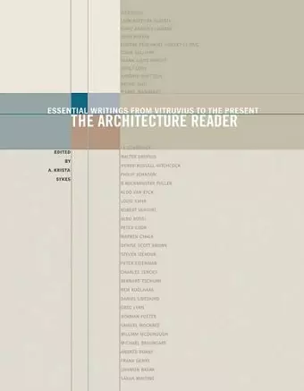 The Architecture Reader cover