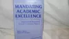 Mandating Academic Excellence cover