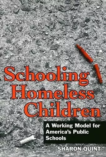 Schooling Homeless Children cover