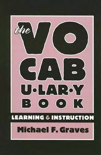 The Vocabulary Book cover