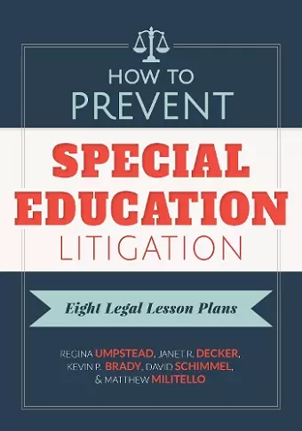 How to Prevent Special Education Litigation cover