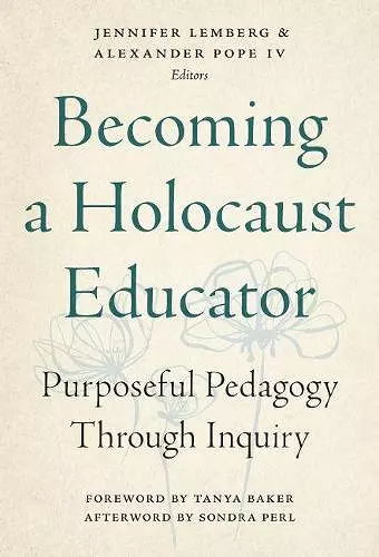 Becoming a Holocaust Educator cover