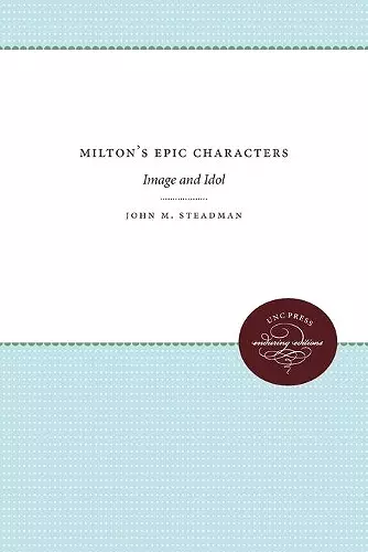 Milton's Epic Characters cover