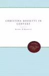 Christina Rossetti in Context cover