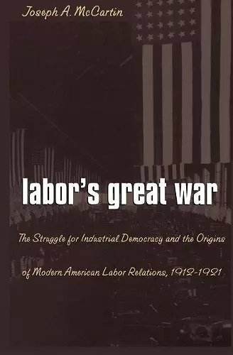 Labor’s Great War cover