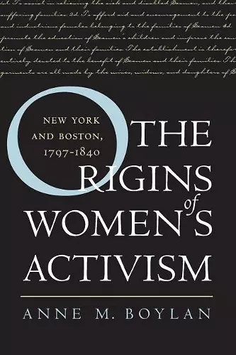 The Origins of Women's Activism cover