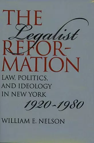 The Legalist Reformation cover