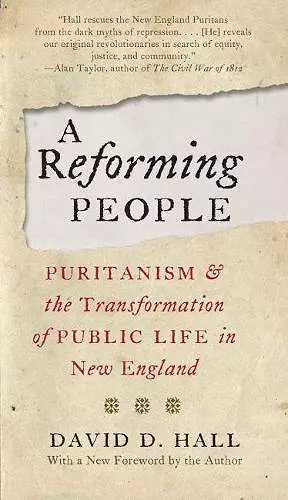 A Reforming People cover