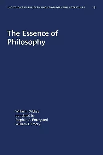 The Essence of Philosophy cover