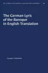 The German Lyric of the Baroque in English Translation cover
