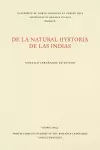 De La Natural Hystoria De Las Indias cover