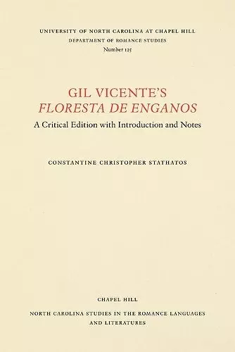 Gil Vicente's Floresta de enganos cover