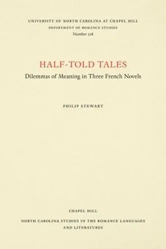 Half-Told Tales cover