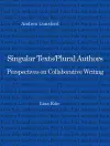 Singular Texts/Plural Authors cover