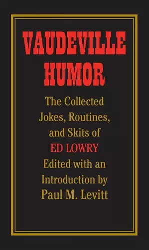 Vaudeville Humor cover