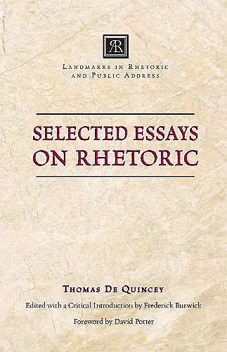 Selected Essays on Rhetoric cover