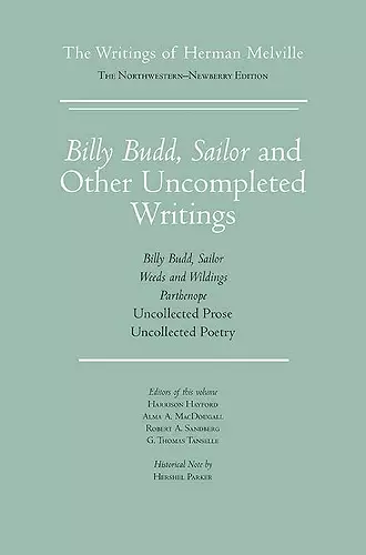 Billy Budd  Melville Volume 11 cover