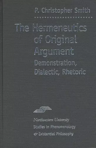 The Hermeneutics of Original Argument cover