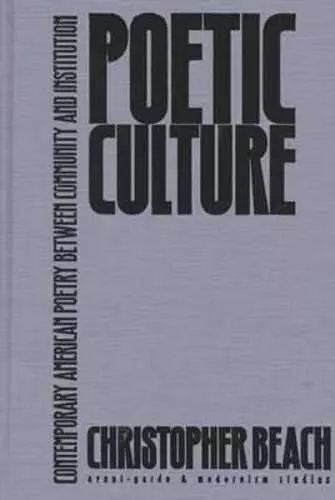 Poetic Culture cover