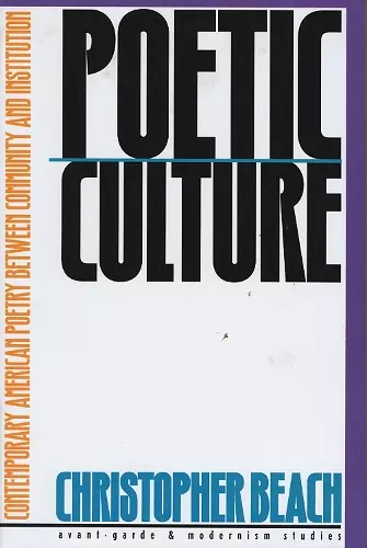 Poetic Culture cover