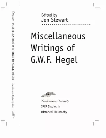 Miscellaneous Writings cover