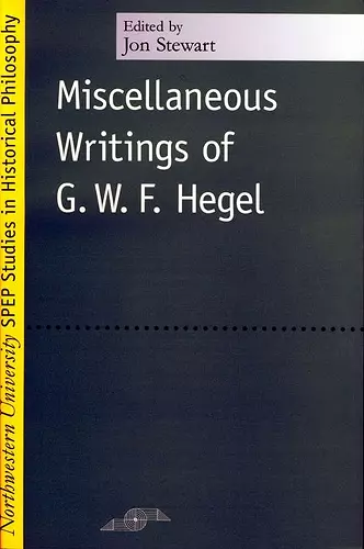 Miscellaneous Writings cover