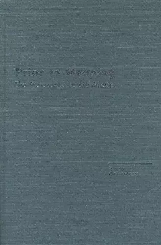 Prior to Meaning cover