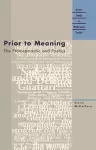 Prior to Meaning cover