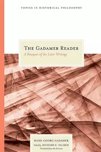 The Gadamer Reader cover