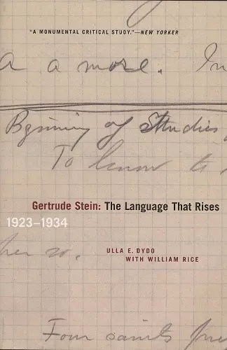 Gertrude Stein cover