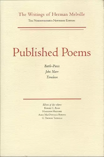 Published Poems cover