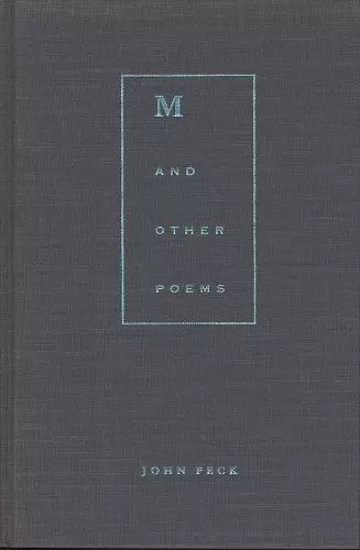 M and Other Poems cover