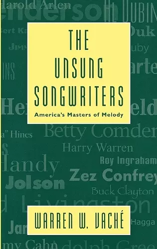 The Unsung Songwriters cover