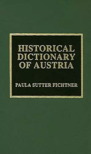 Historical Dictionary of Austria cover