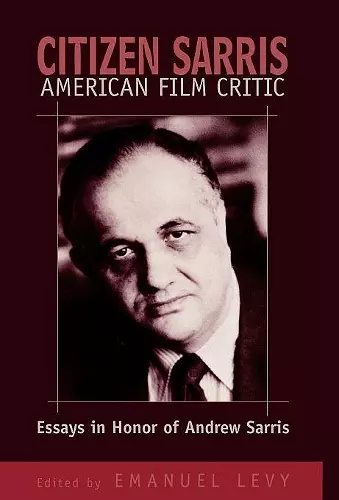 Citizen Sarris, American Film Critic cover