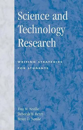 Science and Technology Research cover