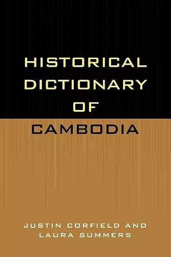 Historical Dictionary of Cambodia cover