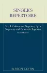 The Singer's Repertoire, Part I cover