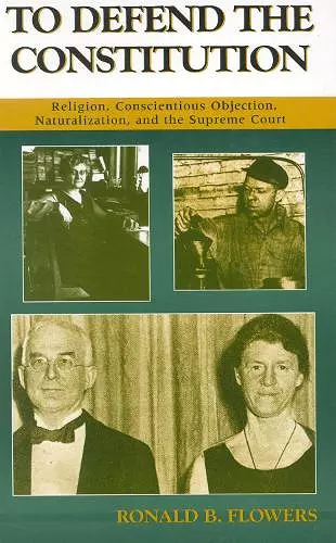 To Defend the Constitution cover