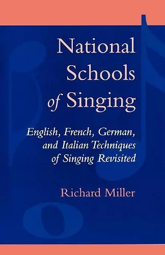 National Schools of Singing cover