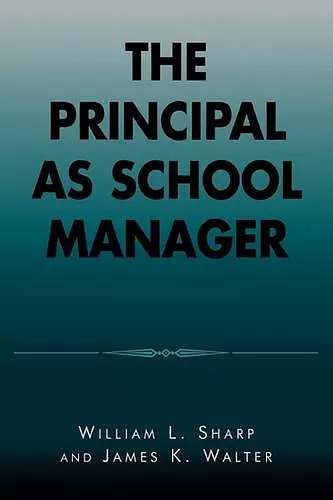 Principal as School Manager cover