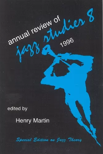 Annual Review of Jazz Studies 8: 1996 cover