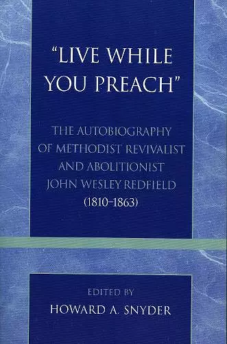 'Live While You Preach' cover