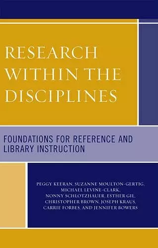 Research within the Disciplines cover